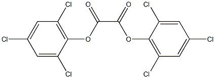 di(2,4,6-trichlorophenyl) oxalate Structure