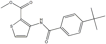 methyl 3-{[4-(tert-butyl)benzoyl]amino}thiophene-2-carboxylate