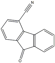 9-oxo-9H-fluorene-4-carbonitrile Struktur