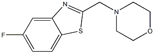 5-fluoro-2-(morpholinomethyl)-1,3-benzothiazole Structure