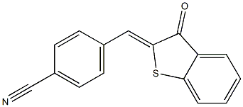 4-[(3-oxo-2,3-dihydrobenzo[b]thiophen-2-yliden)methyl]benzonitrile