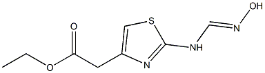 ethyl 2-{2-[(hydroxyiminomethyl)amino]-1,3-thiazol-4-yl}acetate