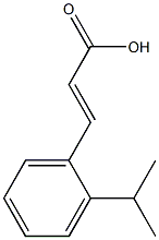 2-isopropylcinnamic acid Structure