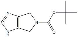 tert-butyl 4,6-dihydropyrrolo[3,4-d]imidazole-5(1H)-carboxylate Struktur