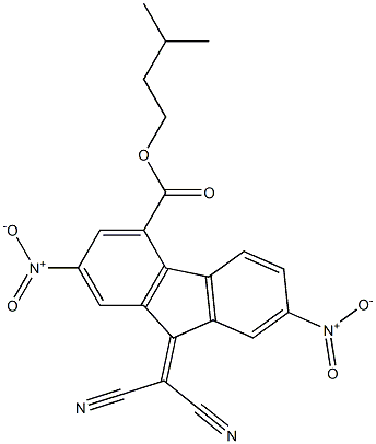isopentyl 9-(dicyanomethylidene)-2,7-dinitro-9H-fluorene-4-carboxylate