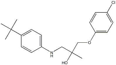1-[4-(tert-butyl)anilino]-3-(4-chlorophenoxy)-2-methyl-2-propanol