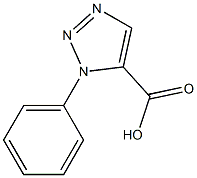 1-phenyl-1H-1,2,3-triazole-5-carboxylic acid Structure