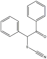 2-oxo-1,2-diphenylethyl thiocyanate