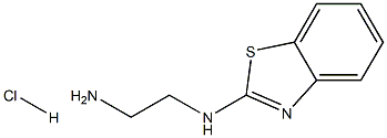 N-(2-aminoethyl)-N-1,3-benzothiazol-2-ylamine hydrochloride 结构式