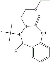 4-(tert-butyl)-3-(2-ethoxyethyl)-3,4-dihydro-1H-1,3,4-benzotriazepine-2,5-dione Structure