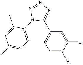 5-(3,4-dichlorophenyl)-1-(2,4-dimethylphenyl)-1H-1,2,3,4-tetraazole Structure