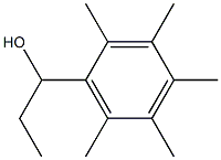 1-(2,3,4,5,6-pentamethylphenyl)propan-1-ol Struktur