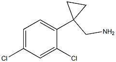 (1-(2,4-dichlorophenyl)cyclopropyl)methanamine Structure
