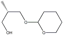 (2S)-2-methyl-3-(tetrahydro-2H-pyran-2-yloxy)propan-1-ol Struktur