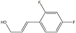 (E)-3-(2,4-difluorophenyl)prop-2-en-1-ol Struktur