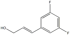 (E)-3-(3,5-difluorophenyl)prop-2-en-1-ol Struktur