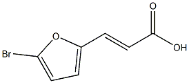 (E)-3-(5-bromofuran-2-yl)acrylic acid Struktur