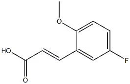 (E)-3-(5-fluoro-2-methoxyphenyl)acrylic acid