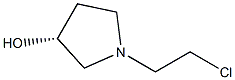 (R)-1-(2-chloroethyl)pyrrolidin-3-ol Struktur