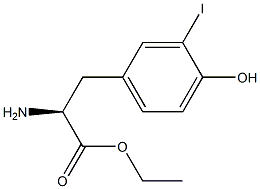 (S)-ethyl 2-amino-3-(4-hydroxy-3-iodophenyl)propanoate