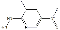 1-(3-methyl-5-nitropyridin-2-yl)hydrazine Structure