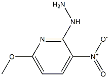 1-(6-methoxy-3-nitropyridin-2-yl)hydrazine Structure