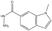 1-methyl-1H-indole-6-carbohydrazide 结构式