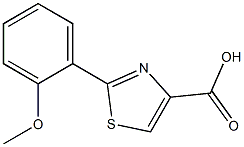 2-(2-METHOXY-PHENYL)-THIAZOLE-4-CARBOXYLIC ACID Structure