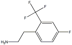 2-(4-fluoro-2-(trifluoromethyl)phenyl)ethanamine Structure