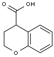 3,4-dihydro-2H-chromene-4-carboxylic acid Struktur