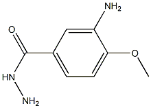 3-amino-4-methoxybenzohydrazide Structure