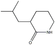 3-isobutylpiperidin-2-one Structure