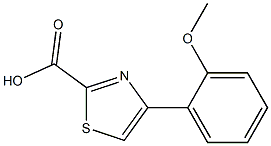 4-(2-METHOXYPHENYL)-1,3-THIAZOLE-2-CARBOXYLIC ACID Struktur
