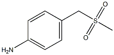 4-(methylsulfonylmethyl)aniline Struktur