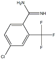 4-chloro-2-(trifluoromethyl)benzamidine Structure