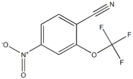 4-nitro-2-(trifluoromethoxy)benzonitrile Structure