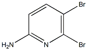 5,6-dibromopyridin-2-amine Structure
