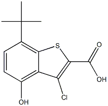 7-tert-butyl-3-chloro-4-hydroxybenzo[b]thiophene-2-carboxylic acid