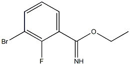 ethyl 3-bromo-2-fluorobenzimidate Structure