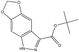 tert-butyl 1H-[1,3]dioxolo[4,5-f]indazole-3-carboxylate Structure