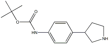 tert-butyl 4-(pyrrolidin-3-yl)phenylcarbamate