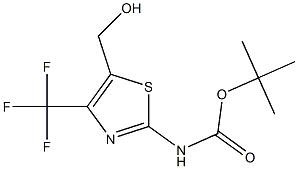 tert-butyl 5-(hydroxymethyl)-4-(trifluoromethyl)thiazol-2-ylcarbamate