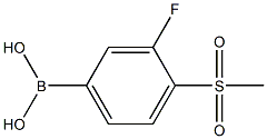 3-Fluoro-4-(methylsulphonyl)benzeneboronic acid|