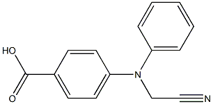 4-(Cyano(Phenyl)Methylamino)Benzoic Acid Structure
