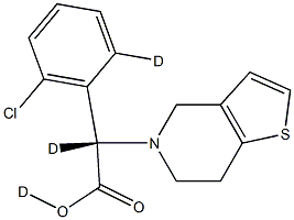 Clopidogrel-D3 Structure