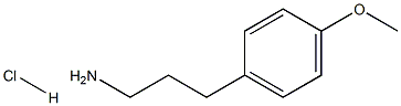 3-(4-甲氧基-苯基)-丙胺盐酸盐 结构式