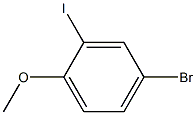 4-Bromo-2-iodoanisole Struktur