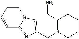 (1-{imidazo[1,2-a]pyridin-2-ylmethyl}piperidin-2-yl)methanamine Struktur