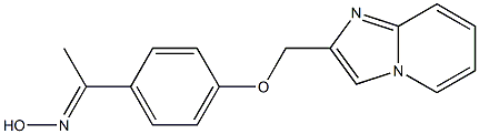 (1E)-1-[4-(imidazo[1,2-a]pyridin-2-ylmethoxy)phenyl]ethanone oxime