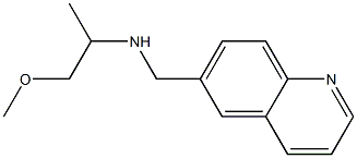 (1-methoxypropan-2-yl)(quinolin-6-ylmethyl)amine